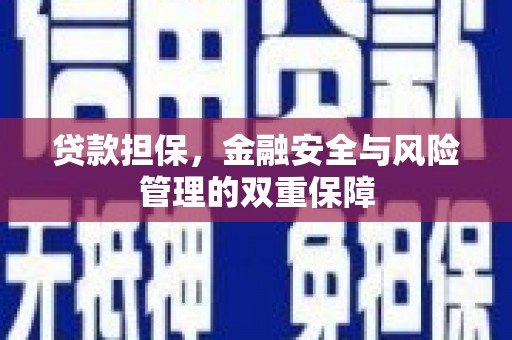 疏附贷款担保，金融安全与风险管理的双重保障