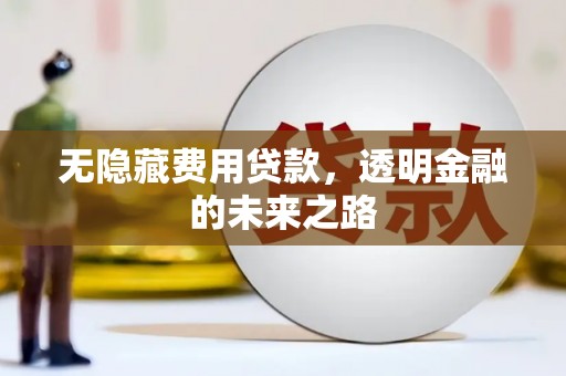 疏附无隐藏费用贷款，透明金融的未来之路