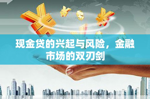 疏附现金贷的兴起与风险，金融市场的双刃剑
