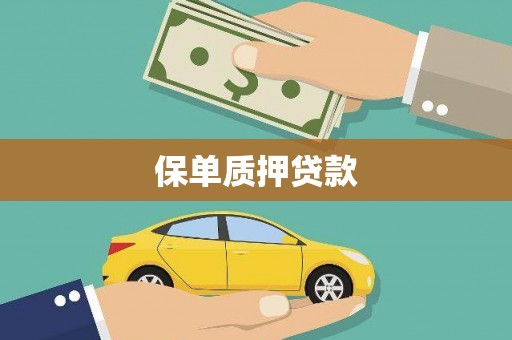 疏附保单质押贷款