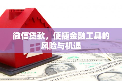 疏附微信贷款，便捷金融工具的风险与机遇