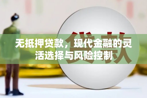 疏附无抵押贷款，现代金融的灵活选择与风险控制