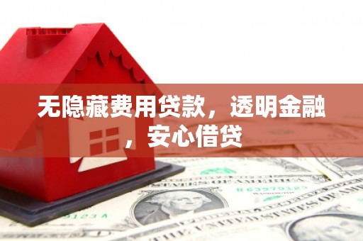 疏附无隐藏费用贷款，透明金融，安心借贷