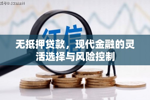疏附无抵押贷款，现代金融的灵活选择与风险控制