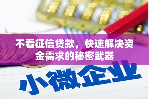 疏附不看征信贷款，快速解决资金需求的秘密武器