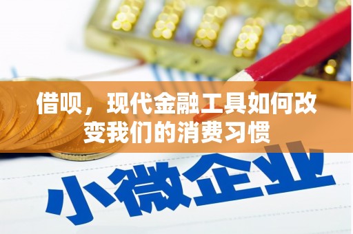 疏附借呗，现代金融工具如何改变我们的消费习惯