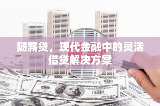 疏附随薪贷，现代金融中的灵活借贷解决方案