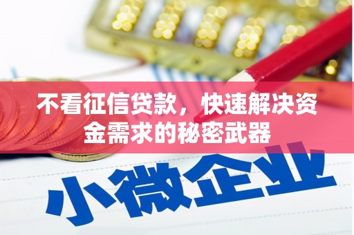 疏附不看征信贷款，快速解决资金需求的秘密武器
