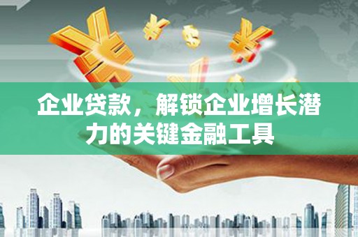 疏附企业贷款，解锁企业增长潜力的关键金融工具