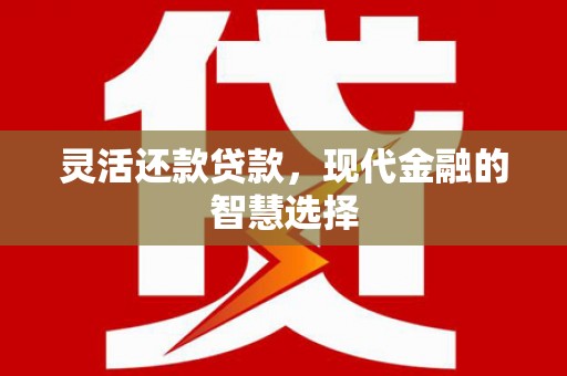 疏附灵活还款贷款，现代金融的智慧选择