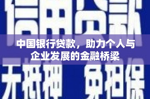 疏附中国银行贷款，助力个人与企业发展的金融桥梁