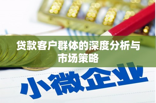 疏附贷款客户群体的深度分析与市场策略