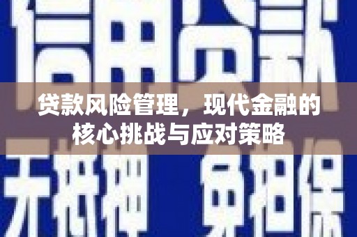 疏附贷款风险管理，现代金融的核心挑战与应对策略
