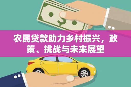 疏附农民贷款助力乡村振兴，政策、挑战与未来展望
