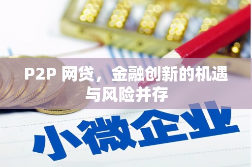 疏附P2P 网贷，金融创新的机遇与风险并存