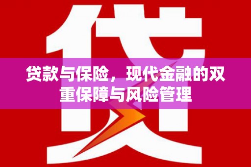 疏附贷款与保险，现代金融的双重保障与风险管理