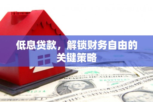 疏附低息贷款，解锁财务自由的关键策略