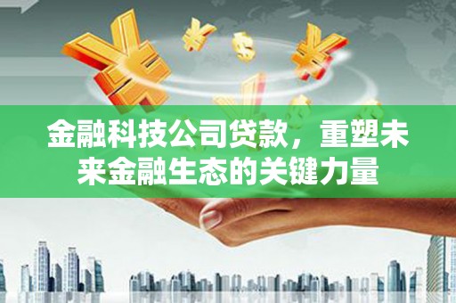 疏附金融科技公司贷款，重塑未来金融生态的关键力量