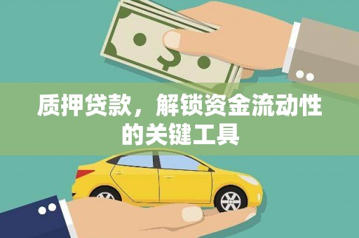 疏附质押贷款，解锁资金流动性的关键工具