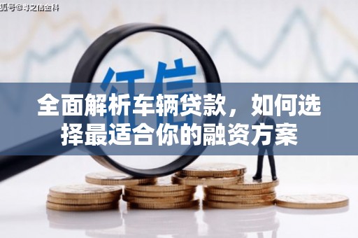 疏附全面解析车辆贷款，如何选择最适合你的融资方案