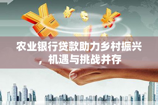 疏附农业银行贷款助力乡村振兴，机遇与挑战并存
