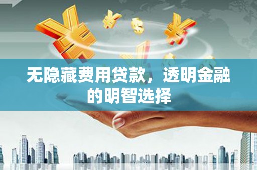 疏附无隐藏费用贷款，透明金融的明智选择