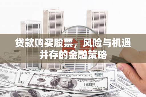 疏附贷款购买股票，风险与机遇并存的金融策略