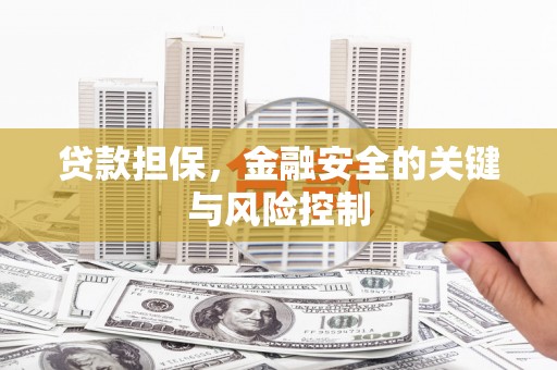 疏附贷款担保，金融安全的关键与风险控制