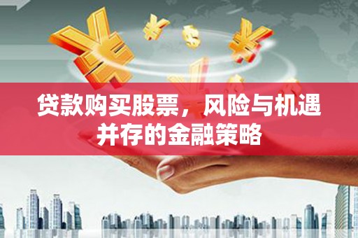 疏附贷款购买股票，风险与机遇并存的金融策略