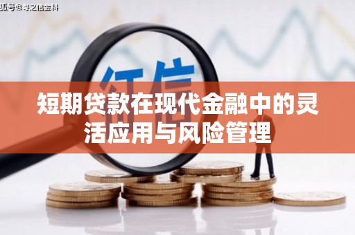疏附短期贷款在现代金融中的灵活应用与风险管理