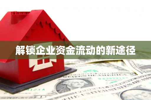 疏附解锁企业资金流动的新途径