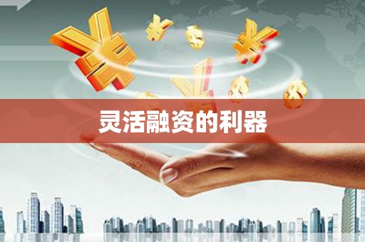 疏附灵活融资的利器