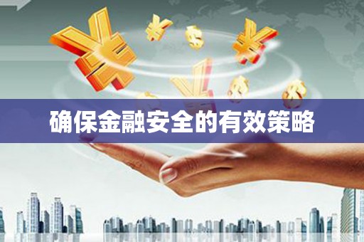 疏附确保金融安全的有效策略