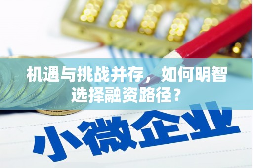 疏附机遇与挑战并存，如何明智选择融资路径？