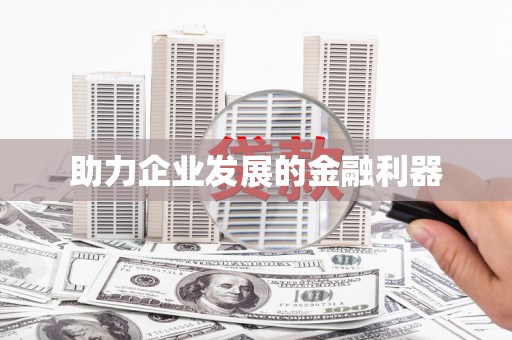 疏附助力企业发展的金融利器